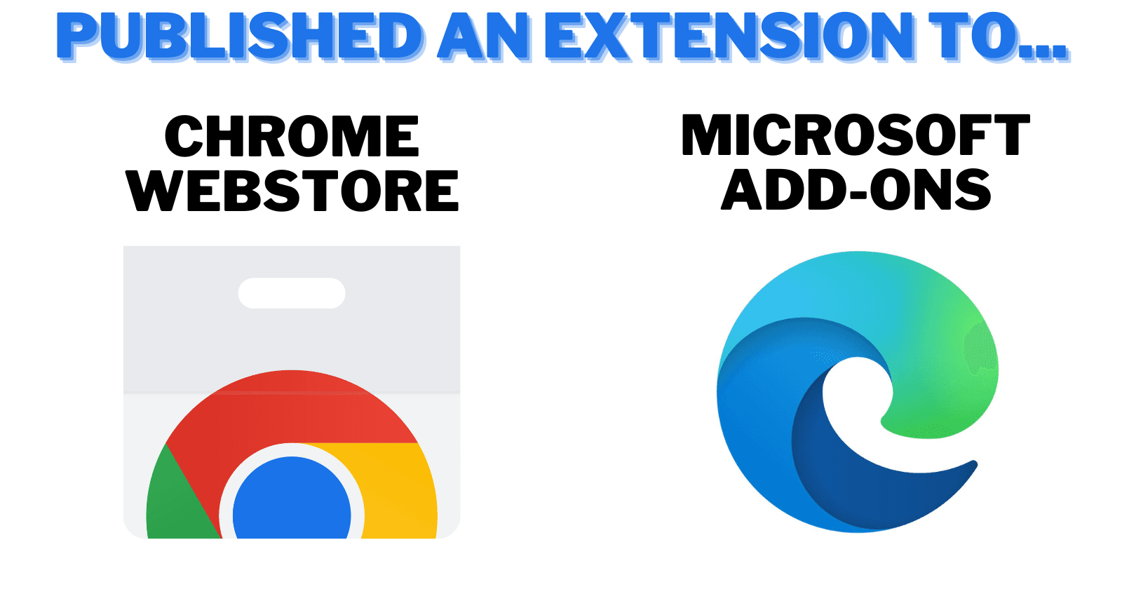 Published an Extension to Chrome Webstore and Microsoft Edge Add-ons