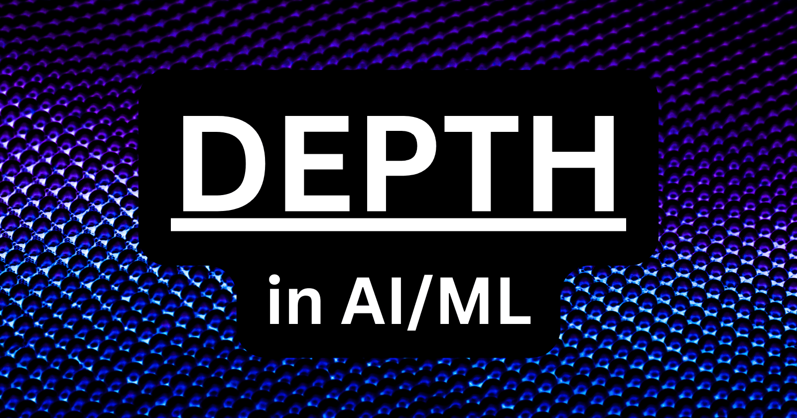 What is the "Deep" in Deep Learning?